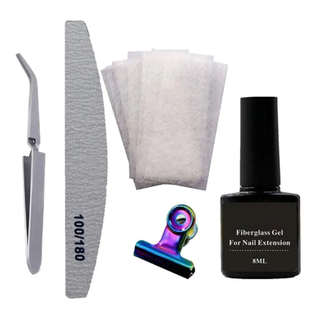 

Nail Care Fiberglass Silk Nails Wrap Stickers Lightweight Extension Fiber Glass Form Nail Art Accessories for Nails