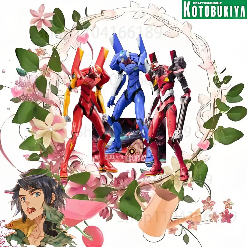

In Stock Original KOTOBUKIYA EVA NEON GENESIS EVANGEVAN GELION-01Anime Action Figure Assembly Model Toys Collectible Model Gift