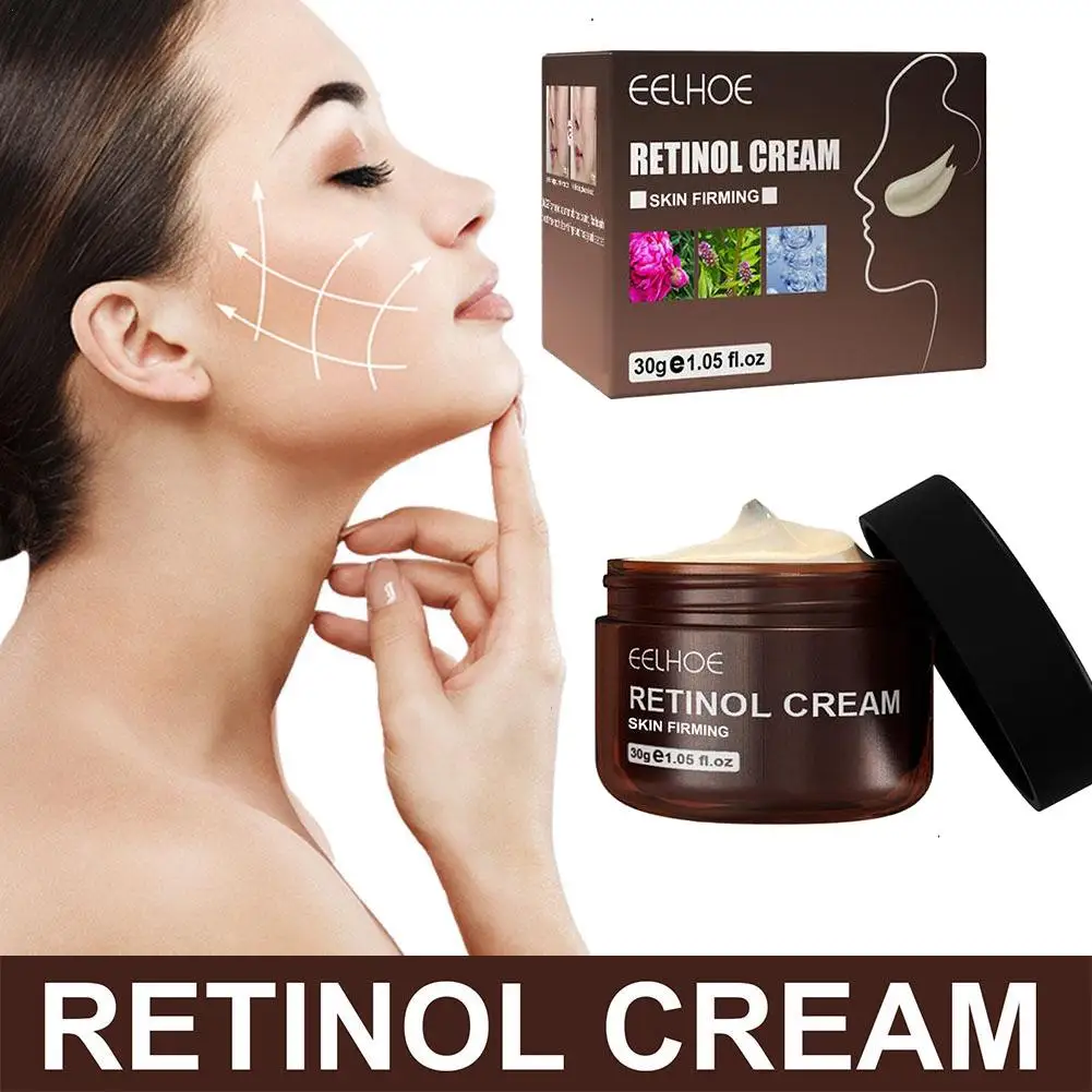 Retinol Brightening Cream Whitening Facial Moisturizer Day And Night Face Lotion Firming Smooth Skin Care Cream For Women 30g