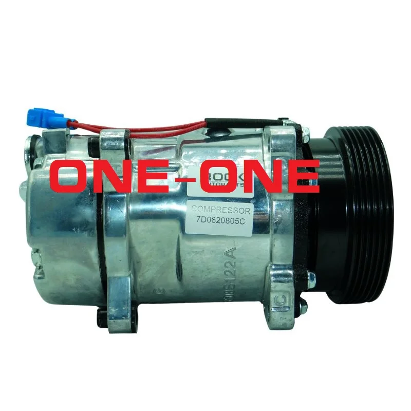 AC A/C Compressor 12V-6PK -128MM 7D0820805C 7D0820805H 7D0820805G 850140N 8FK351127431 8FK351127931