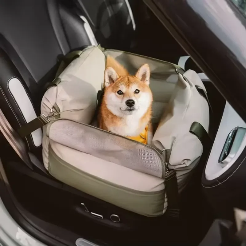 for Luxurious Waterproof Dog Car Seat for Cats and Dogs Detachable Portable Easy Clean Eco-friendly Anti-Slip Outdoor Use