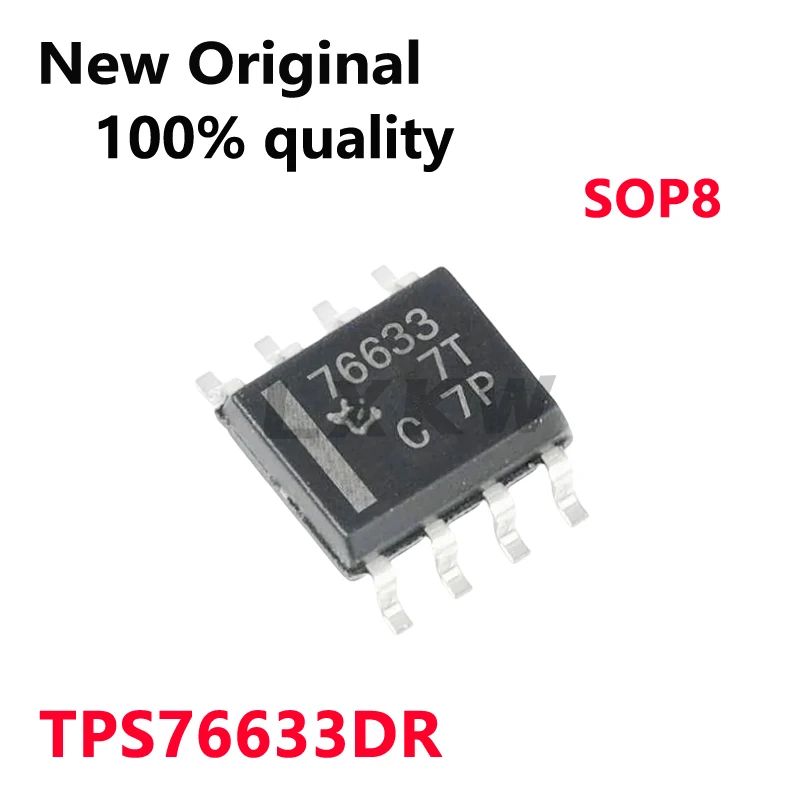 10/PCS New Original TPS76633DR TPS76633D 76633 SOP8 Low voltage differential linear regulator chip In Stock