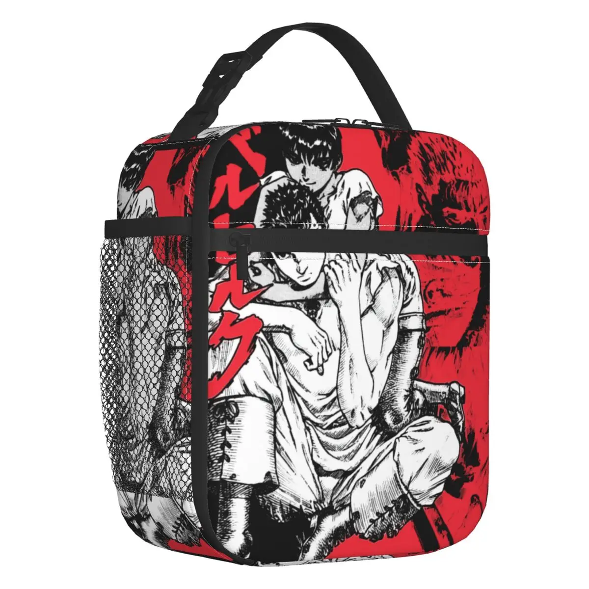 

Custom Anime Berserk Lunch Bag Women Thermal Cooler Insulated Lunch Box for Student School