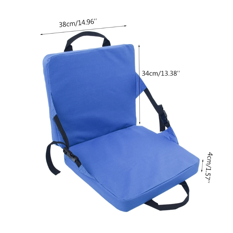 Indoor & Outdoor Folding Chair Cushion Boat Canoe Kayak Seat For Sports Events Outing Travelling Hiking Fishing