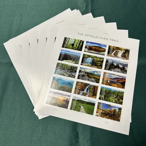 United States Appalachian Trail 75 Stickers Scrapbook Sticker Diary Decoration Supplies Journaling Stationery Notebook Stickers