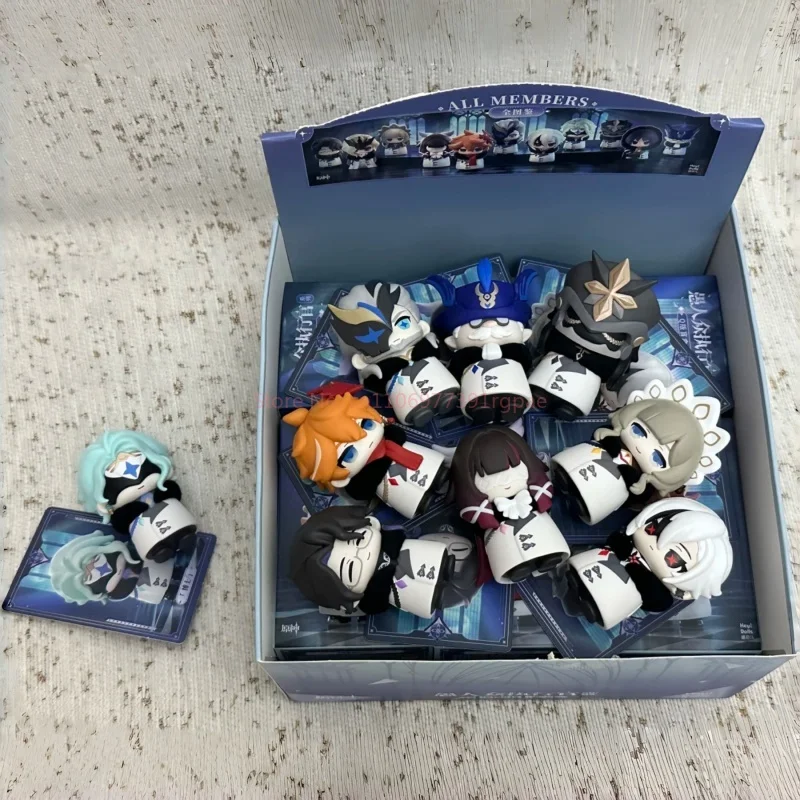 Producto genuino Genshin Impact Fools serie ejecutiva Q caja ciega Mini colección de muñecos adorno de escritorio regalos de cumpleaños de Navidad