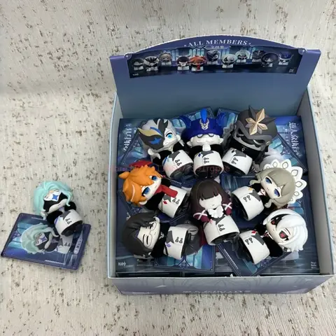 Genuine Product Genshin Impact Fools Executive Series Q Blind Box Mini Doll Collection Desktop Ornamen Christmas Birthday Gifts