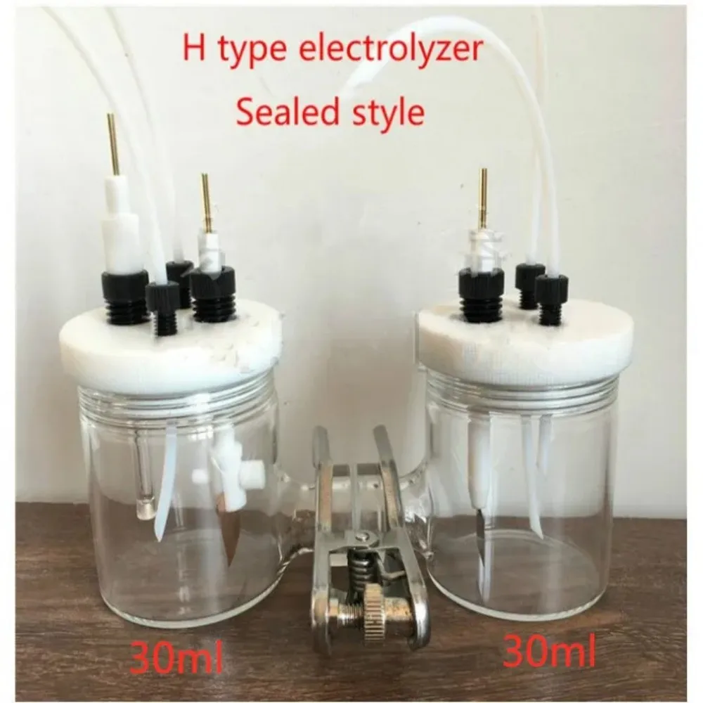 

Model H sealed electrolyzer, CH2010 can exchange ion membrane H type electrolysis tank and matching electrode.