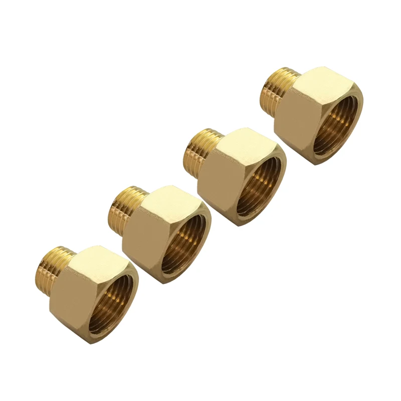 

1/8" 1/4" 3/8" 1/2" Male to Female Thread Brass Female BSP Reducing Bush Reducer Fitting Gas Air Water Fuel Hose Connector