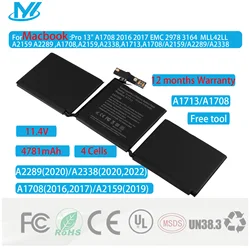 A1713 Laptop Battery A1708 for Apple MacBook Pro 13