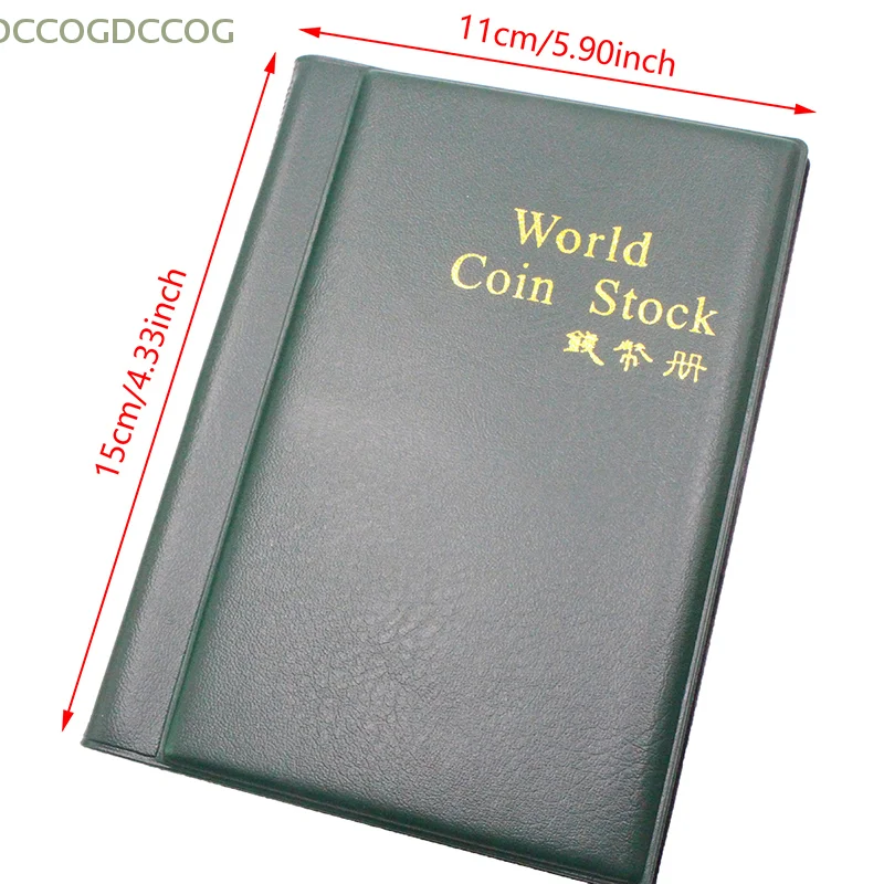 120 Pockets Photo Album Coin Album Holders Collection Book Scrapbook Album For Coins Collection Book Home Decoration