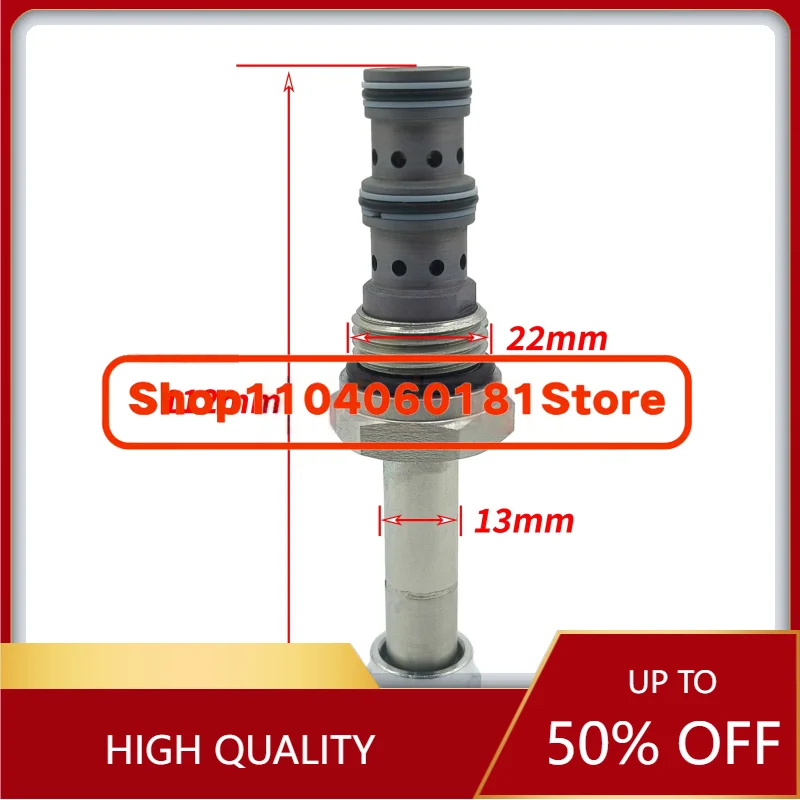 Hot Sale Excavator Pilot Safety Lock Solenoid Valve Coil Spool for R55 R60 R200 R210 R220-5