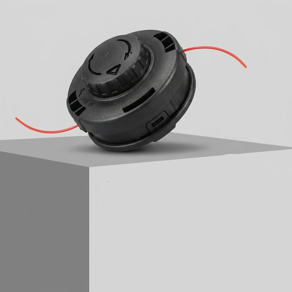Trimmer head with bump feed design for fast line loading compatible with x 1.25 LH string trimmers uses .080 .095 line
