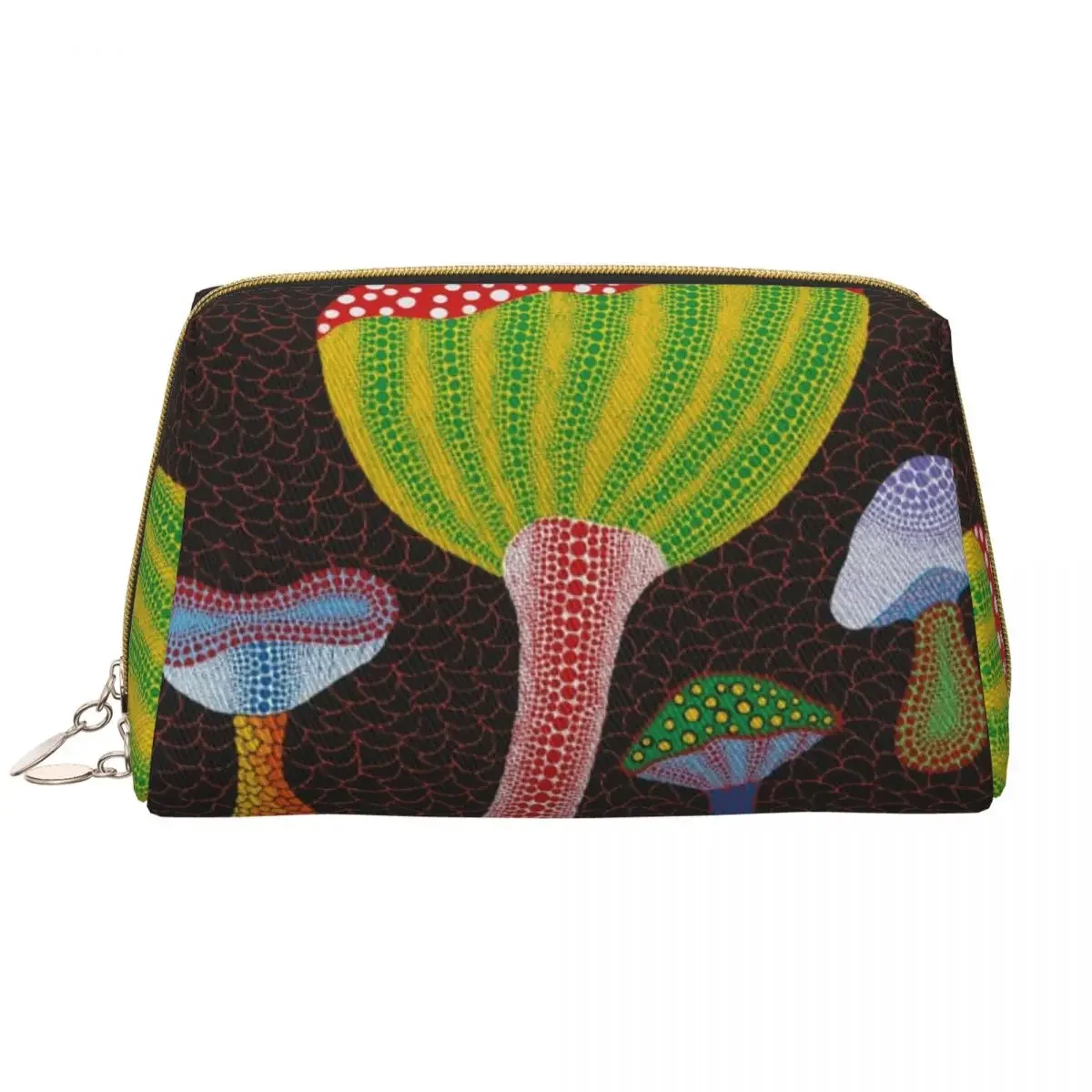 

Yayoi Kusama Art Makeup Bag Women Travel Cosmetic Organizer Fashion Japanese Artist Storage Toiletry Bags