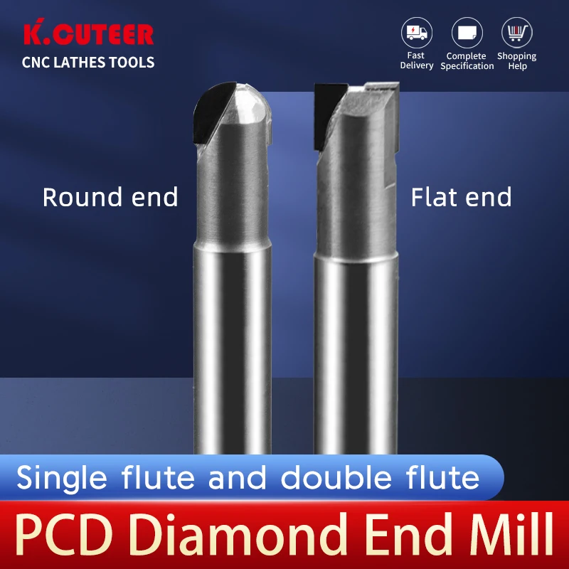 

PCD Diamond Milling Cutter chamfer cutter tool Carbon Brazing Fiberglass Zinc Alloys CNC Carbide Countersink Engraving Bits