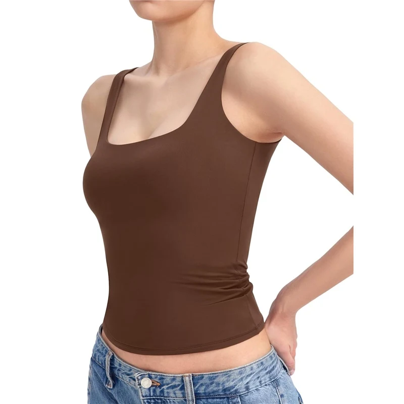 Women Top Sexy Spaghetti Strap Sleeveless Fashionable High Quality New Arrival Trendy Comfortable Premium