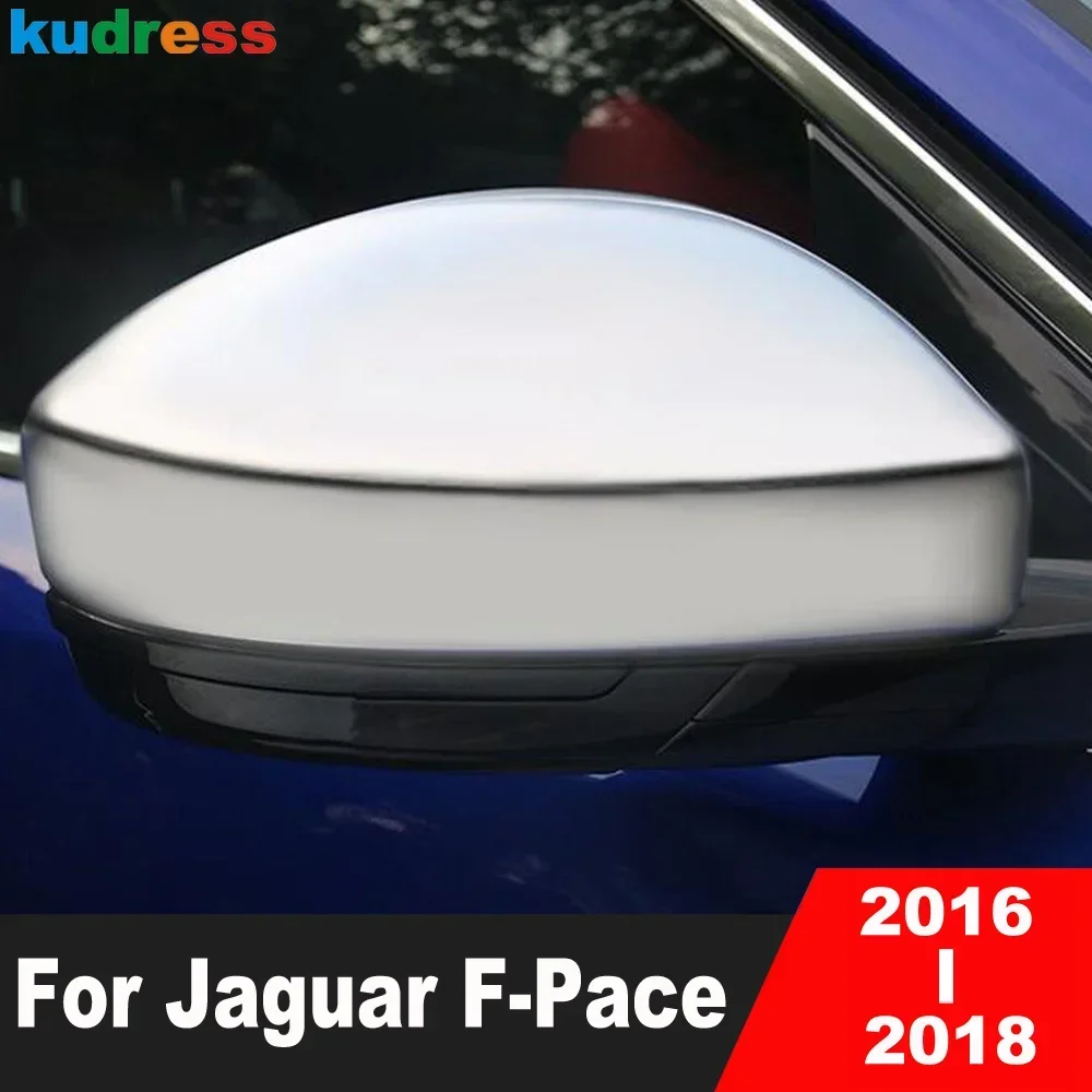 

For Jaguar F-Pace 2016 2017 2018 Matte Car Rearview Mirror Cover Trim Side Wing Mirrors Cap Shell Covers Overlay Accessories