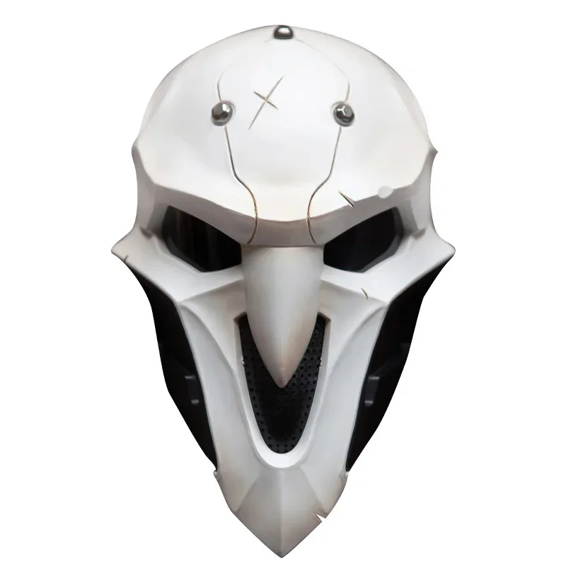 2025 aaa jogo de vapor ow máscara cosplay overwatch horror morte gabriel reyes reaper capacete halloween masquerade festa traje prop g