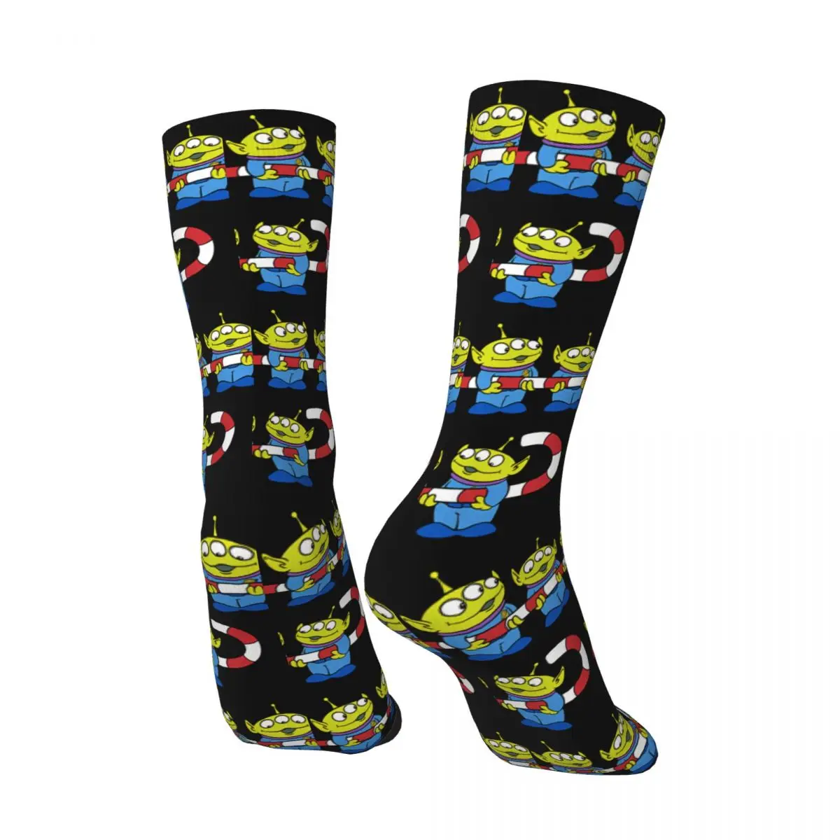 Funny Crazy Sock for Men Command Sticker Hip Hop Harajuku Toy Story Happy Quality Pattern Printed Boys Crew compression Sock