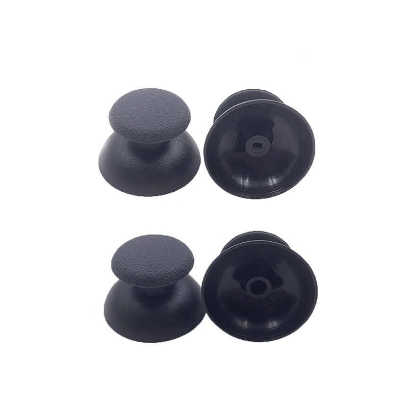 2 قطعة عصا التحكم التناظرية Thumbstick غطاء مطاطي لوحدة تحكم Sony PS2 PS3 PlayStation 3
