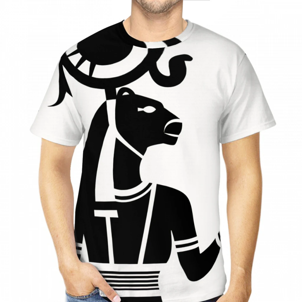 Sekhmet Goddess Of Healing Ancient Egypt Egyptian Mythology  Polyester TShirts Ancient Egyptian Male Graphic Streetwear