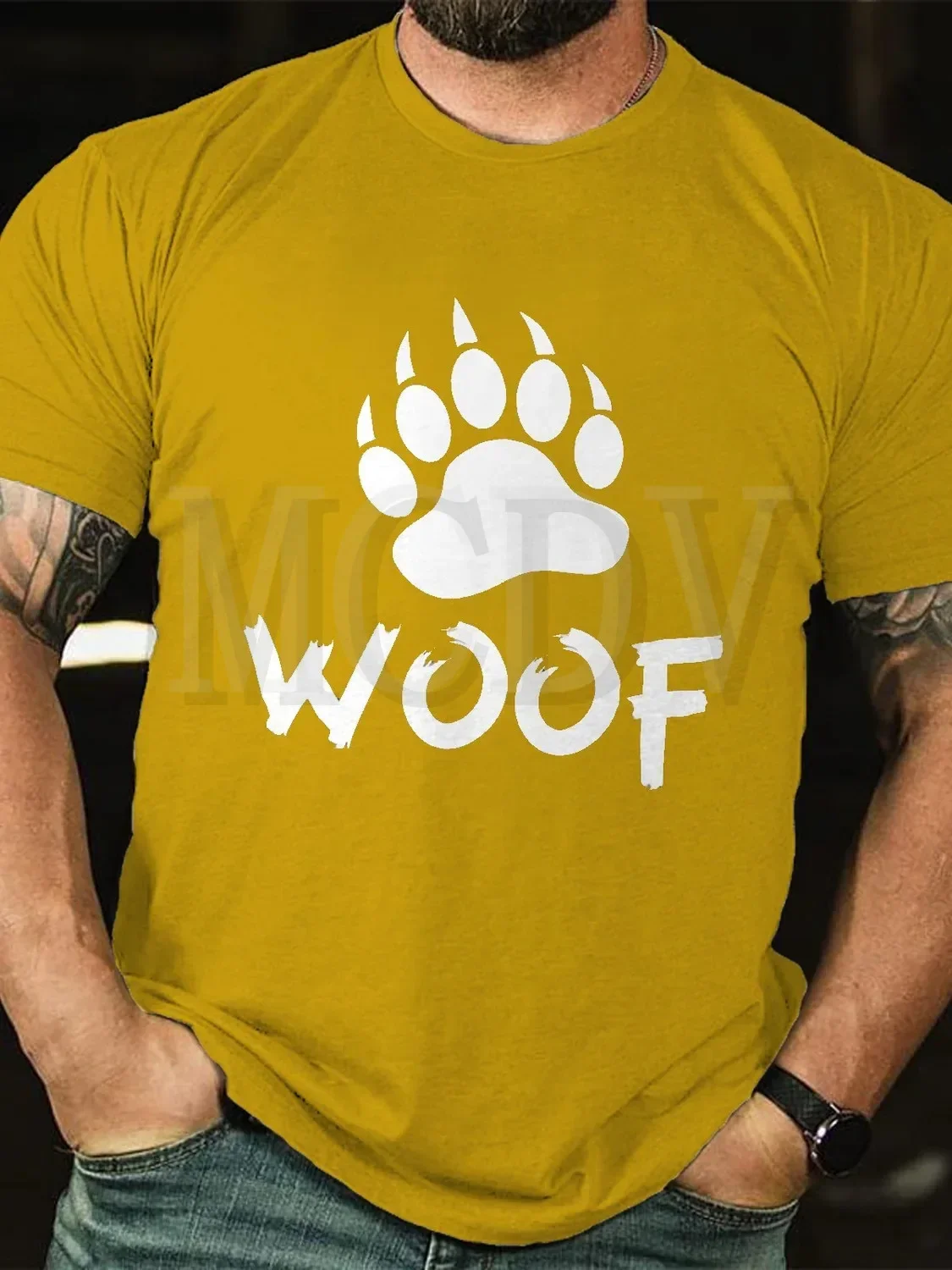 

2023 Summer Men's Woof Art T-Shirt The Colorful The Best He Him Hole LGBT3D Printed T Shirt