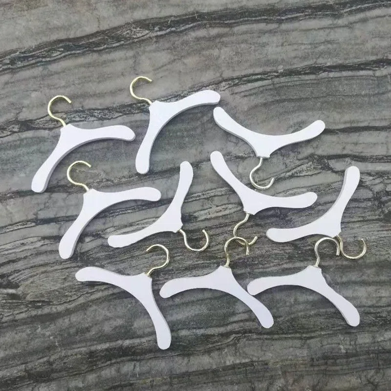 Ten sets of small hangers, 7.5CM6 split herringbone hanger light strip