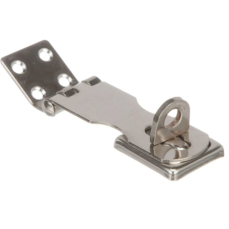 

ISURE MARINE 316 Stainless Steel Boat Swivel Eye Locking Hasp Latch Hardware