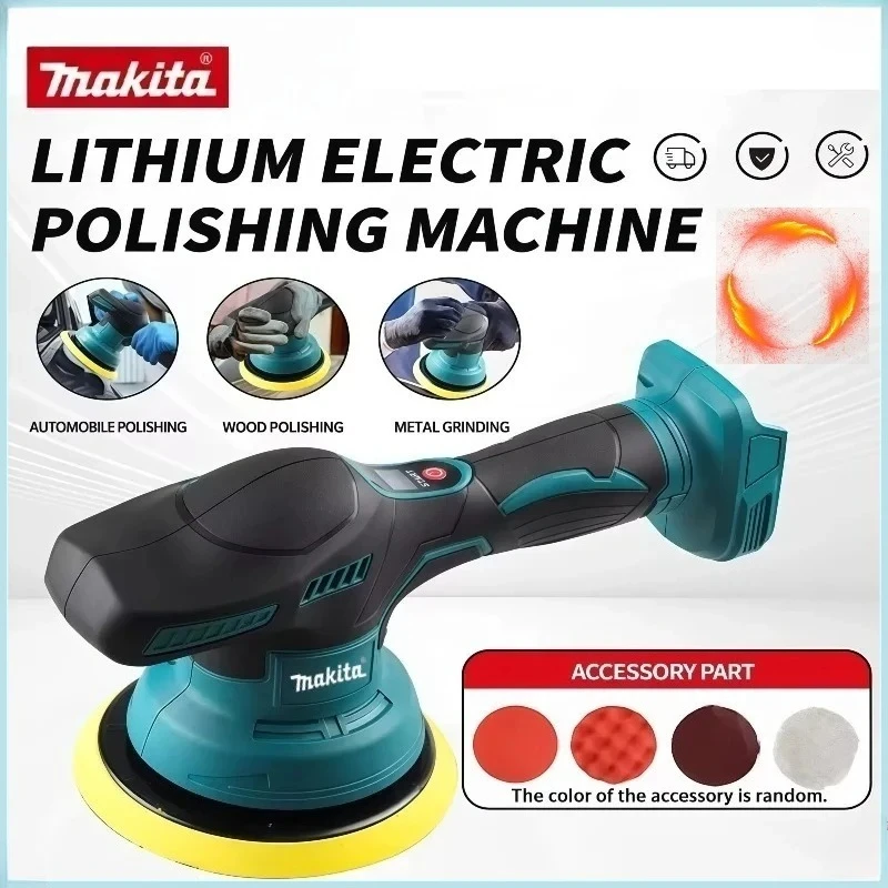 

Makita 8 Gears For 18V Battery Electric Polisher Auto Cordless Digital Display Car Polisher Car Waxing Polishing Machine Tool