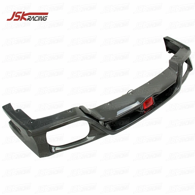 VARI WIDE STYLE CARBON FIBER REAR DIFFUSER WITH FOG LIGHT for 2008-2016 NISSAN GTR R35