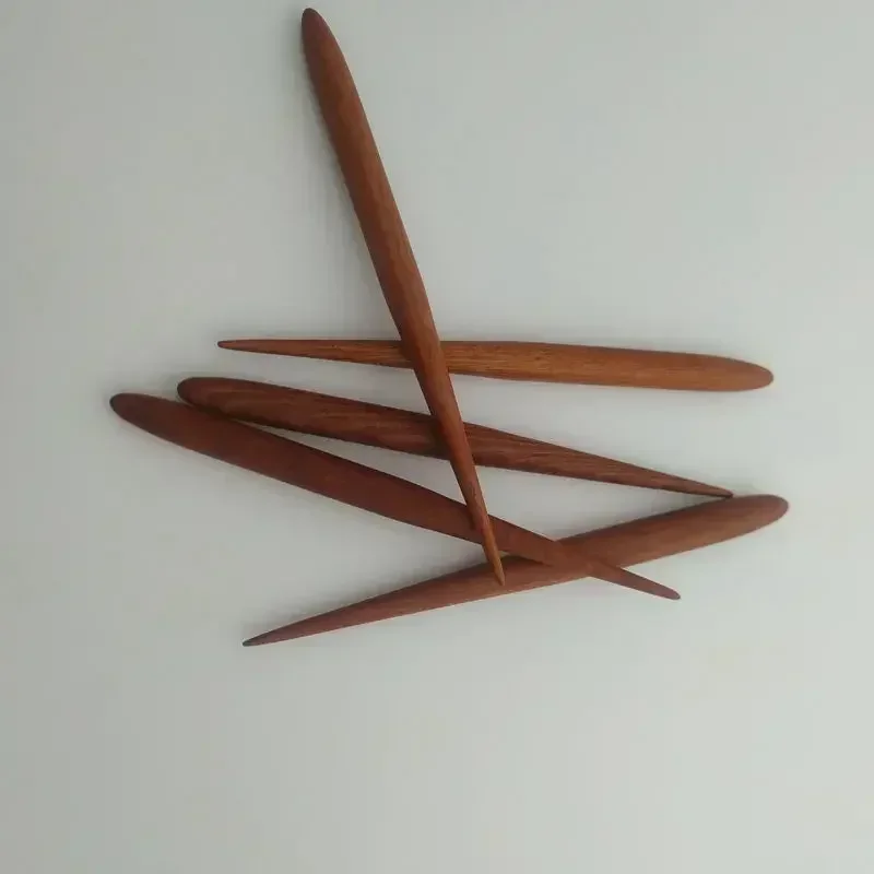 1Pcs Smoothing Mahogany Clay Sculpting Tool Soft Polymer Molding DIY Pottery Ceramic Carving Tools Accessories