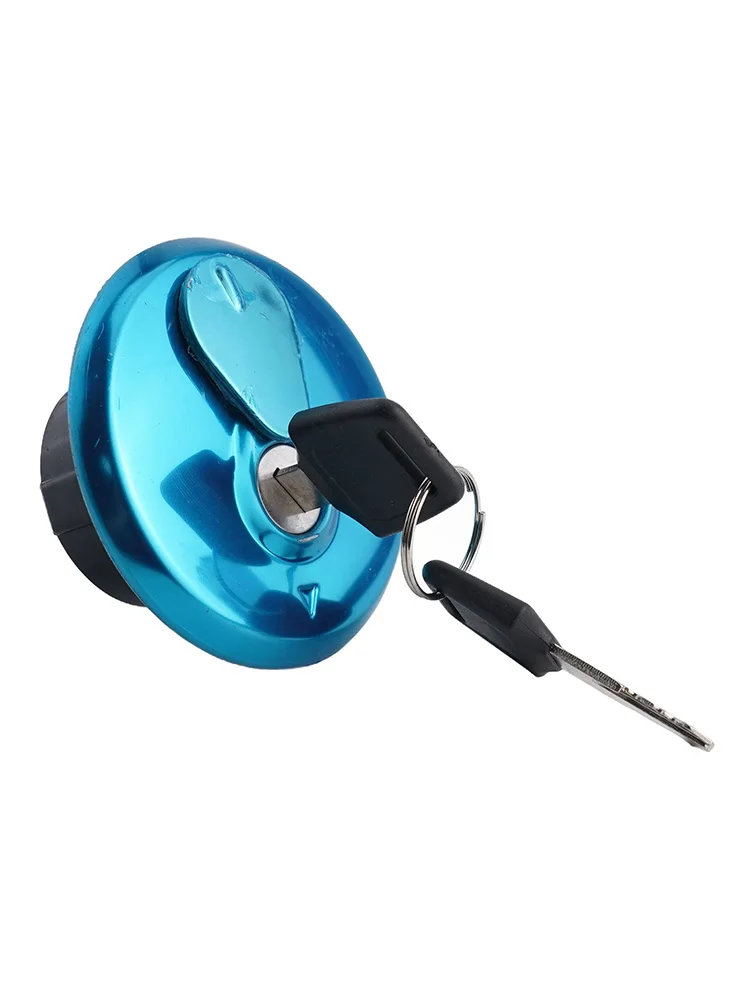 Aluminum Alloy Tank Cap Cover for Motorcycle Fuel Tanks Featuring Key Lock Security Designed for ATV and For Quad Vehicles