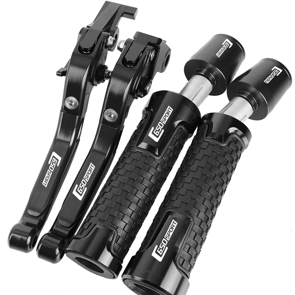 

For BMW C650SPORT C650 SPORT 2015 2016 2017 Motorcycle CNC Alumiunm Accessories Adjustable Brake Clutch Levers Handlebar grips