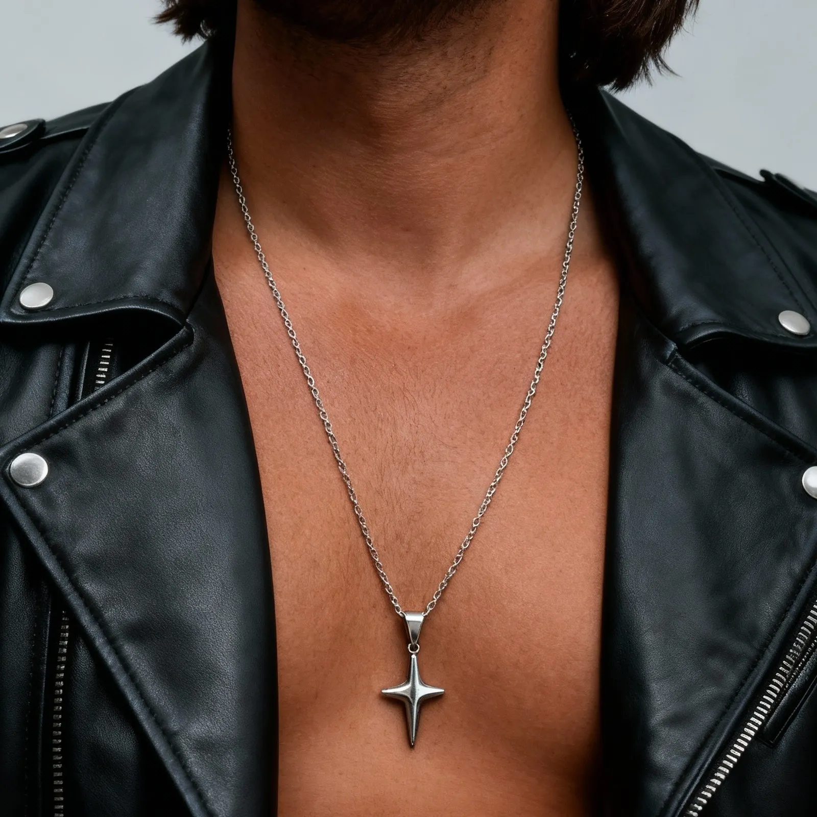 Einfache, trendige Stern-Halsk – Lobster Clasp Silver Bewertung und Preis
