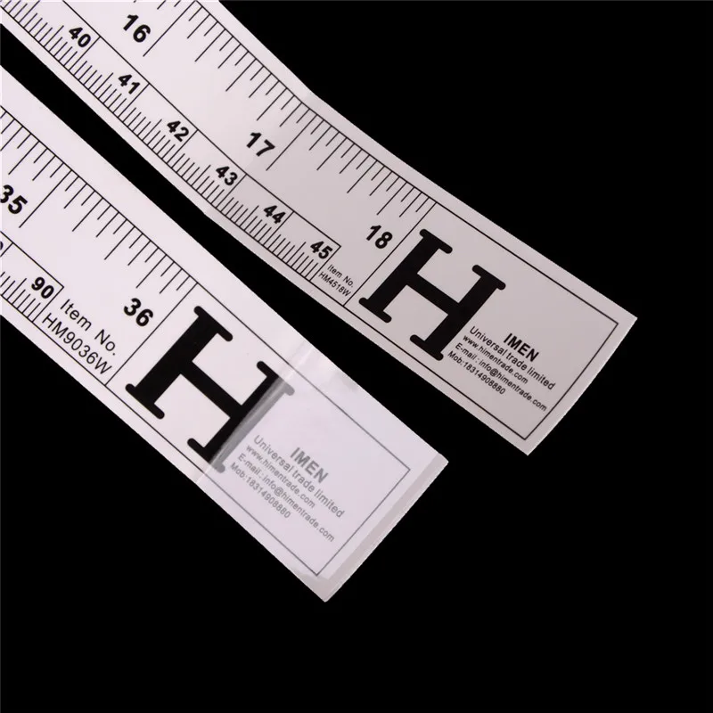 Useful Tool Silver Sewing Machine Sticker Self Adhesive Rulers Metric Measure Tape