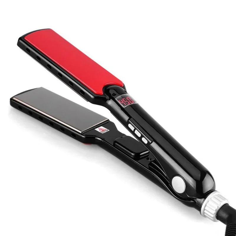 Hair Straightener  High Temperature Professional Wide Plates Irons Titanium Treatment Hair Flat Iron