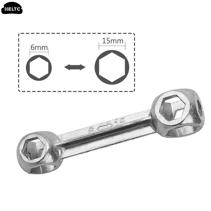 자전거 개 뼈 미니 포켓 육각 렌치 스패너, 다목적 키체인, 스쿠터 차고 가제트, 멀티 수리 도구, 신제품