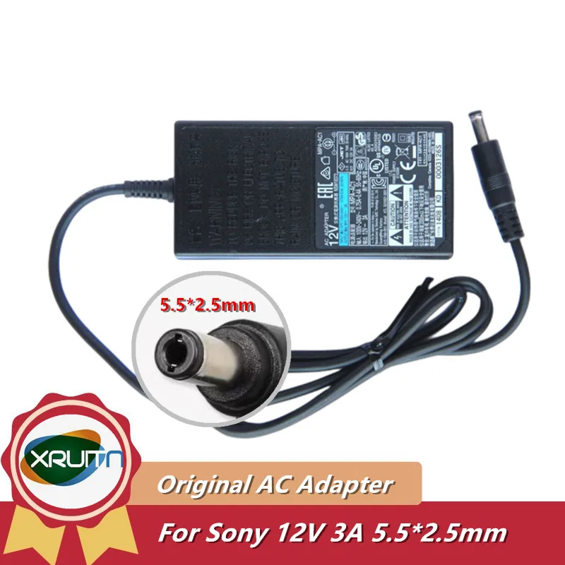 

Genuine MPA-AC1 12V 3A 5.5*2.5mm AC Adapter Charger for Sony Camera DVD EVI Power Supply Cord