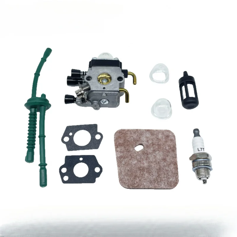 لأجزاء جزازة العشب FS55 38 45 46 المكربن إسفنجة مرشحة الهواء أنبوب الوقود KM55 فقاعة الزيت Lll #5