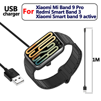 USB Charging Cable For Xiaomi Mi Band 9 Pro/9 Active/8 Pro Accessories for Redmi Watch 4/3 Active Bracelet Magnetic Charger