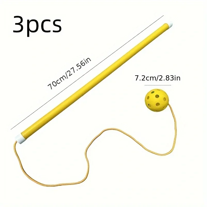 3Pcs Swing Stick Jump Skip Ball Toy Fun Interactive Outdoor Indoor Group Game Supplies for Team Building Activities Holiday view 3