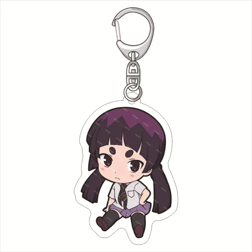 55MM Anime Blue Exorcist‌ Figure Okumura Rin Mephisto Pheles Moriyama Shiemi Angel Acrylic Keychain Kawaii‌ Chrismas Gifts view 6