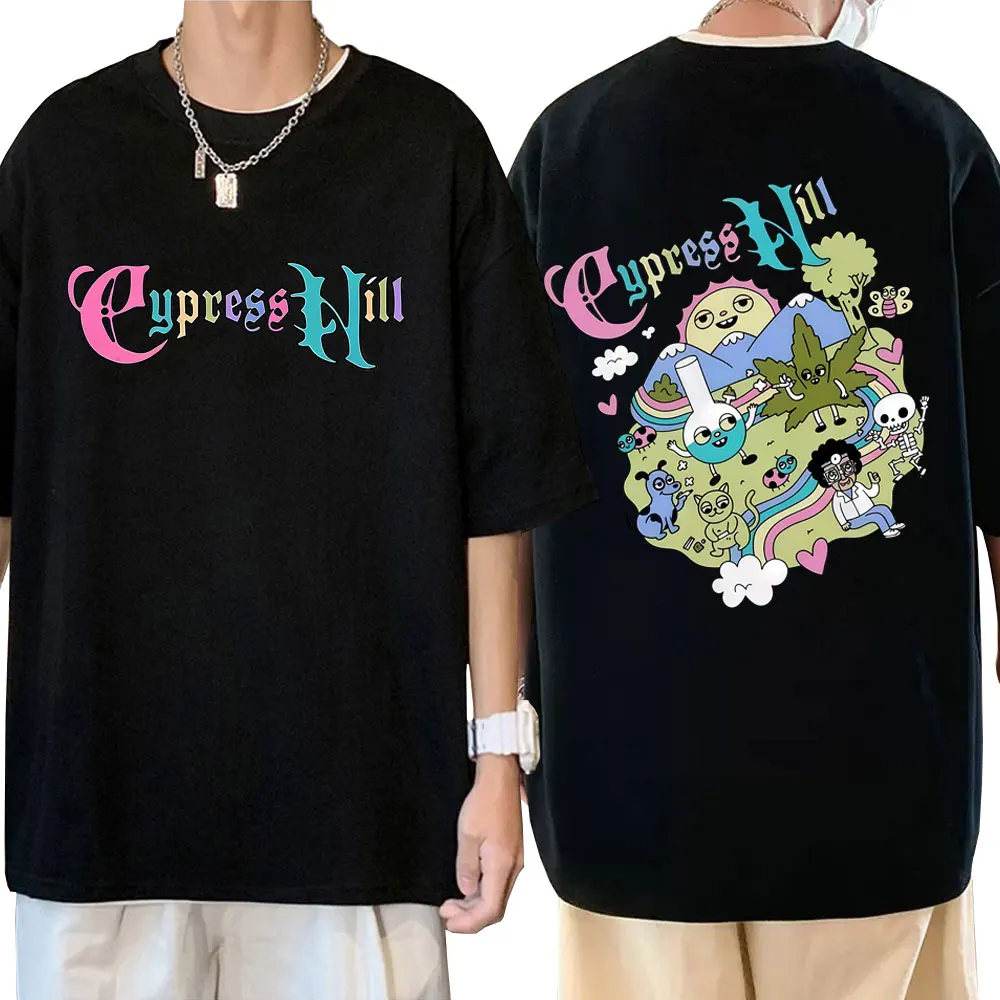 

Hot Rapper Cypress Hill Cartoon Funny Style T Shirts Men Women Hip Hop Fashion Oversized T-shirt Male Vintage Oversized Tshirt