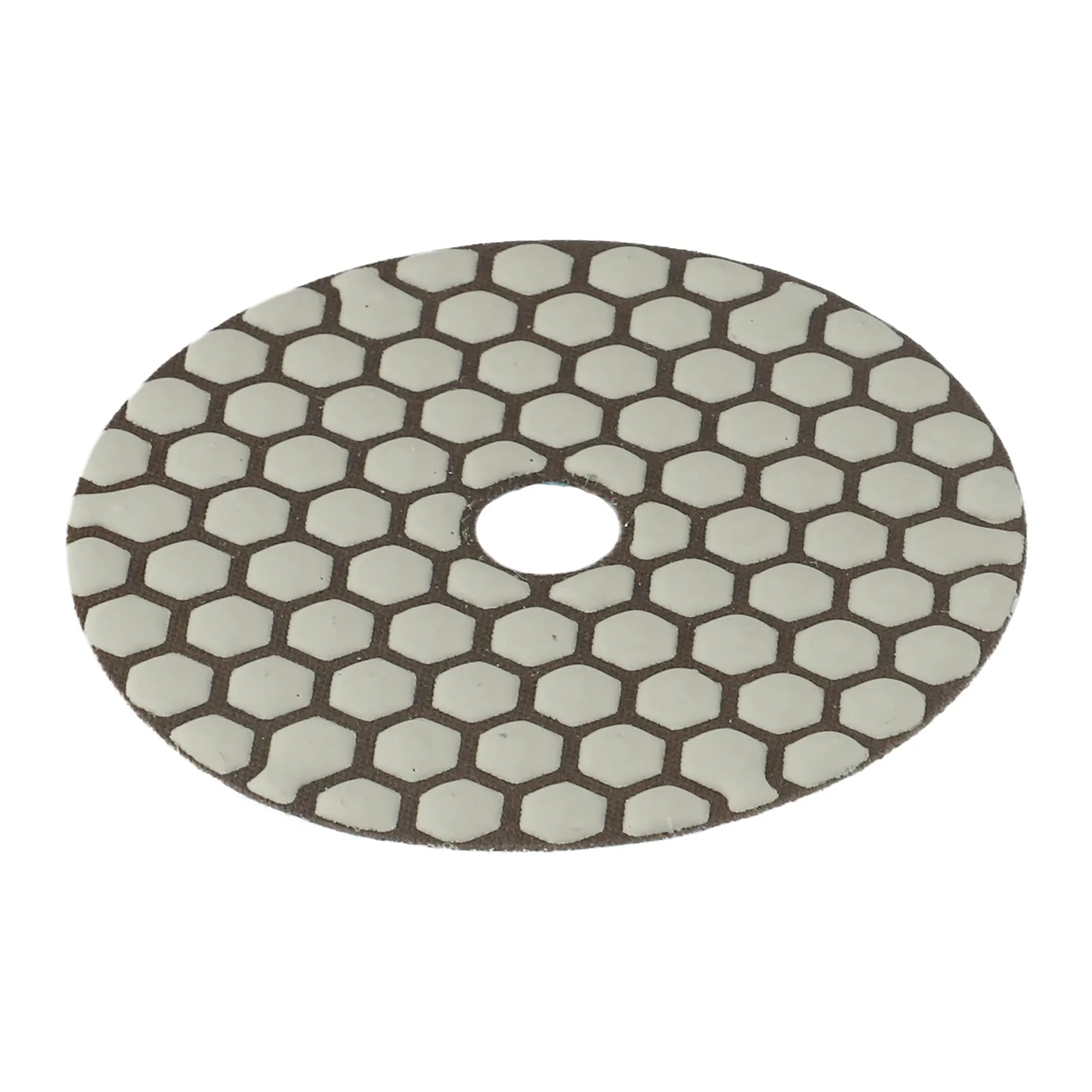 1개 4인치 100mm 건식 연마 패드 유연한 샌딩 디스크 대리석 유리 석재 연마용