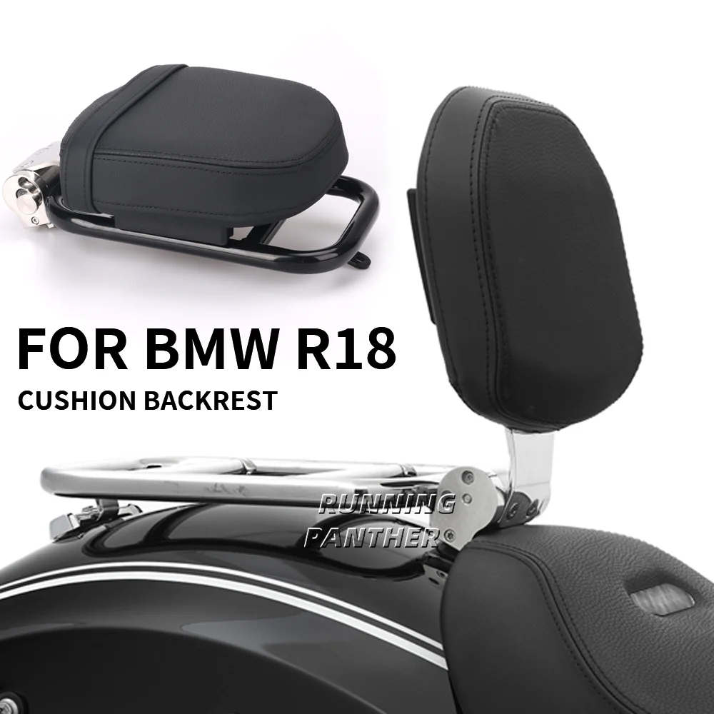 For BMW R18 2020-2023 2021 2022 R 18 Classic New Chrome Motorcycle Rider Backrest Foldable Back Rest Pad Luggage rack