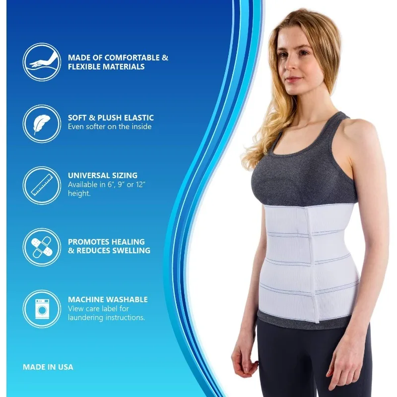 

Elastic Postpartum Belly Band Waist Trainer Compression Girdle Support Belt for Recovery Comfortable Core Essential