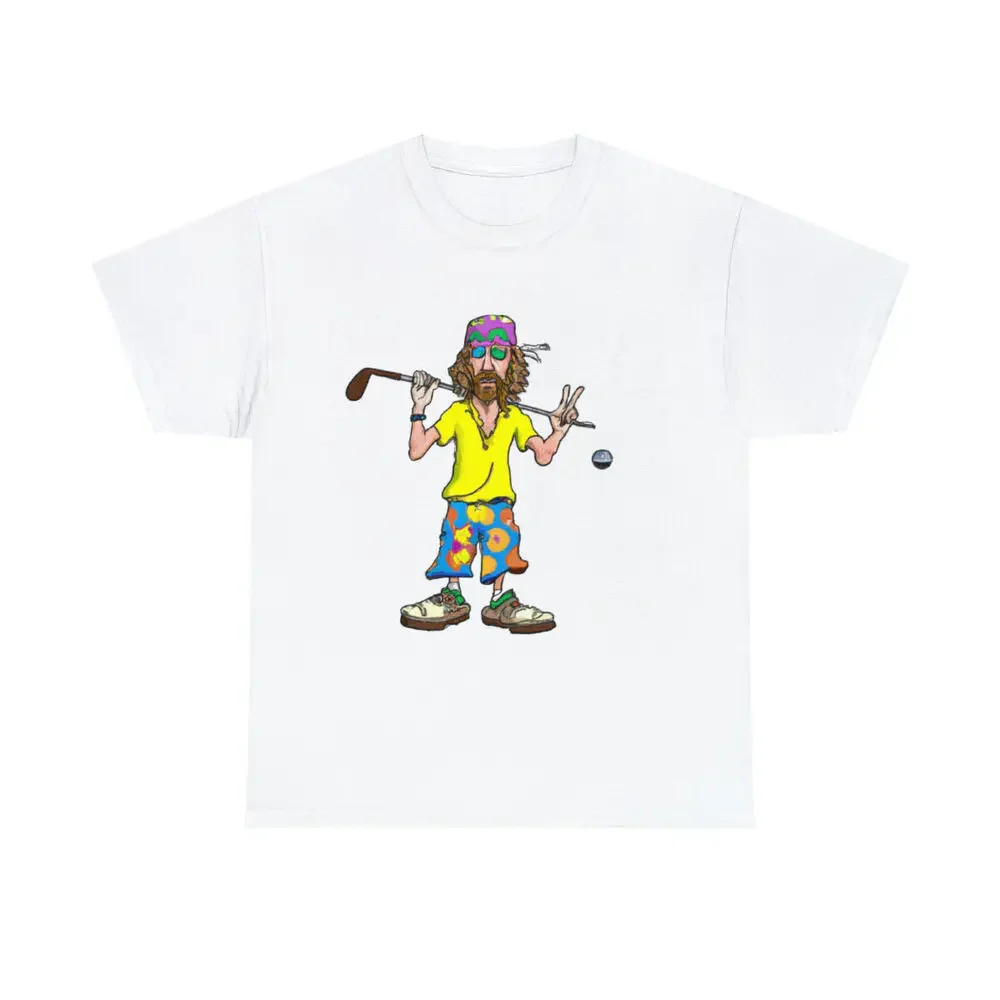 

Golf Art Tee T Shirt Hippie Cartoon Country Club Golfer Retro For Men Clothing Women Tees Y2K Tops Short Sleeve