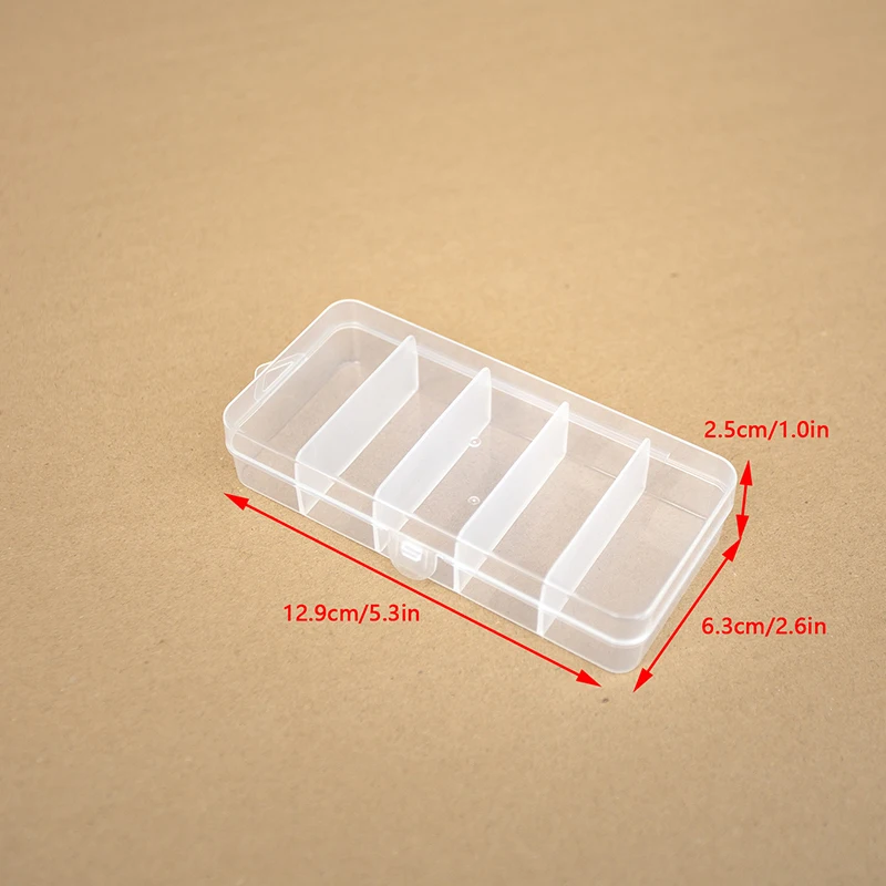 Transparent Fruit Fork Storage Box Organizer Plastic Storage Case Container For Kids Fruit Fork Organizer Display Box