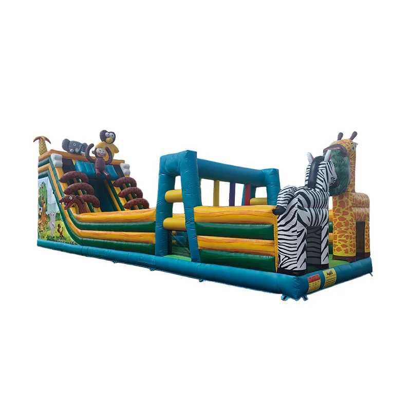 

Square Stall Large Inflatable Castle Commercial PVC Inflatable Castle Outdoor Children's Large Inflatable Slide