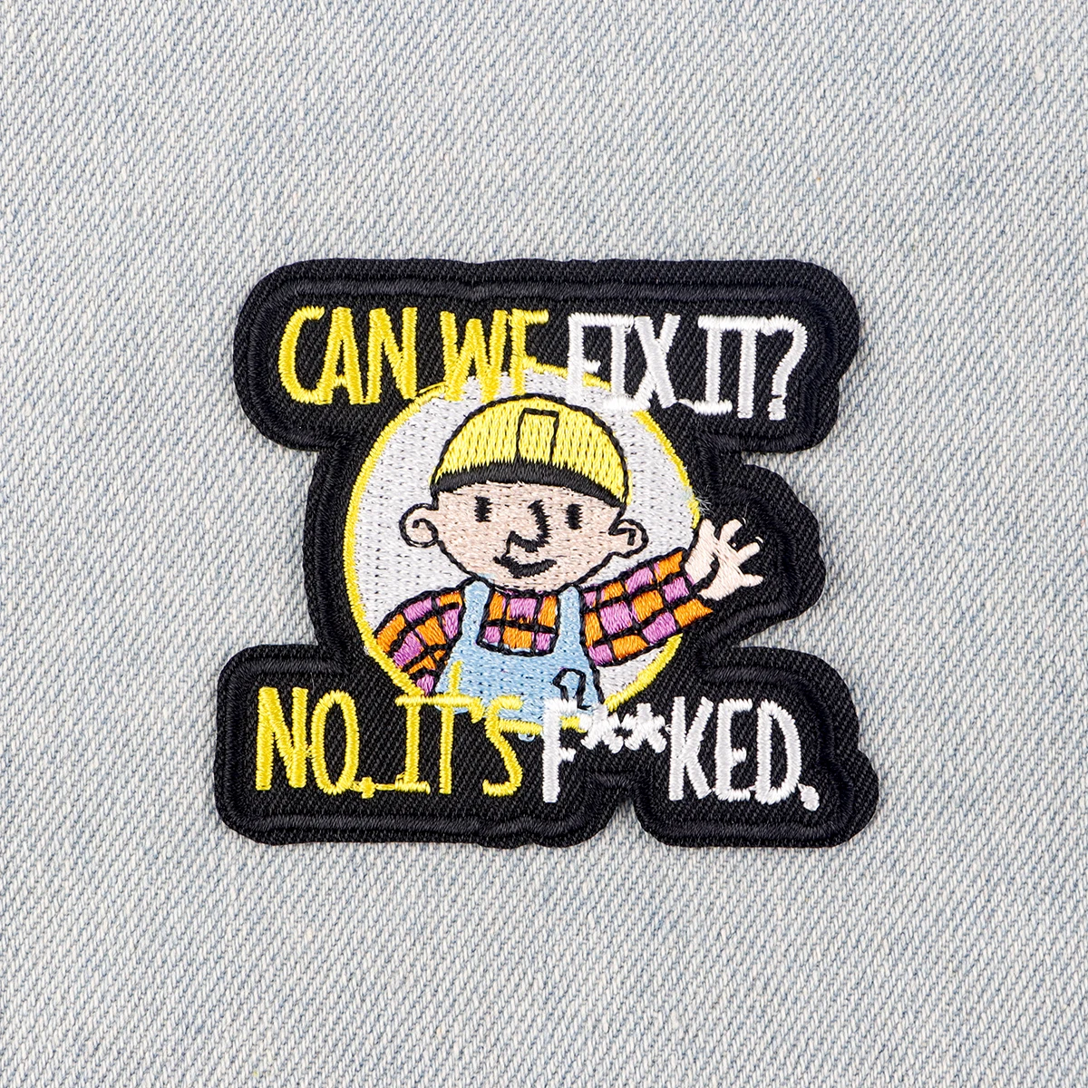 Patches bordados para Vestuário, Citações Alienígenas, DIY Ferro em Patches para Roupas, Patch dos desenhos animados, Adesivos Acessório, Presentes